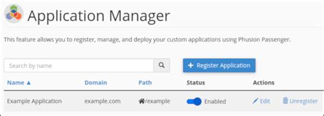 cpanel appliction saudi|Application Manager .